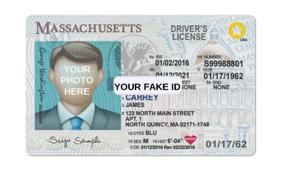 Massachusetts Fake ID Template – Your Fake ID Templates
